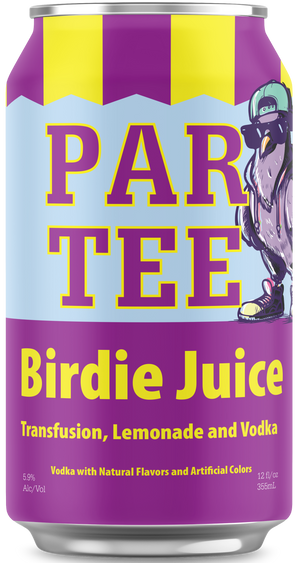 PAR TEE "BIRDIE JUICE" VODKA, GRAPE SODA & LEMONADE