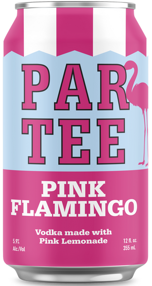 PAR TEE "PINK FLAMINGO" VODKA and PINK LEMONADE