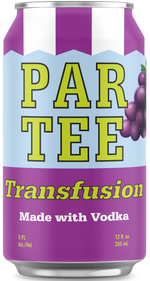 PAR TEE "TRANSFUSION" COCKTAIL - VODKA, GRAPE SODA & LIME